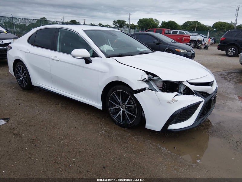 2023 Toyota Camry Se White vin: 4T1G11AK9PU773386