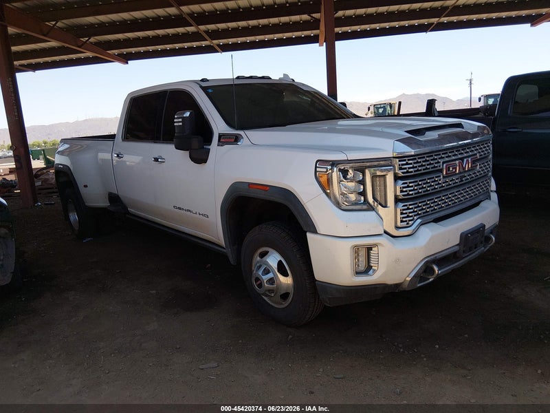2022 Gmc Sierra 3500hd 4wd  Long Bed Denali Белый vin: 1GT49WEYXNF107876
