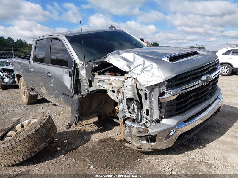 2025 Chevrolet Silverado 3500hd 4wd  Standard Bed Lt Silver vin: 2GC4KTEY2S1117954