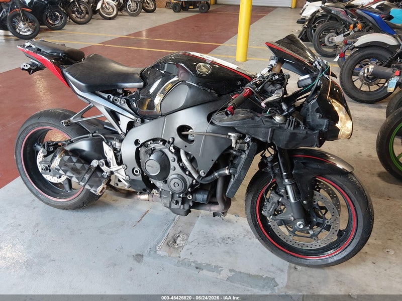 2008 Honda Cbr1000 Rr Black vin: JH2SC59088M001490
