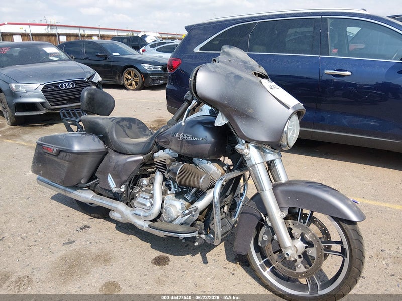 2015 Harley-davidson Flhx Street Glide Серый vin: 1HD1KBM14FB635408