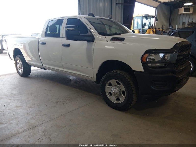 2023 Ram 3500 Tradesman  4x4 8' Box White vin: 3C63R3GJXPG595830