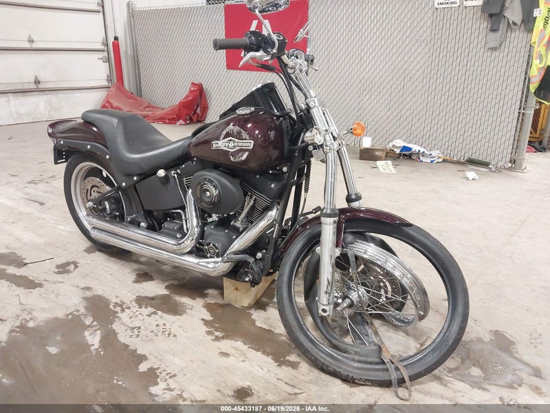 2006 Harley-davidson Fxstbi   Maroon vin: 1HD1JAB126Y019574
