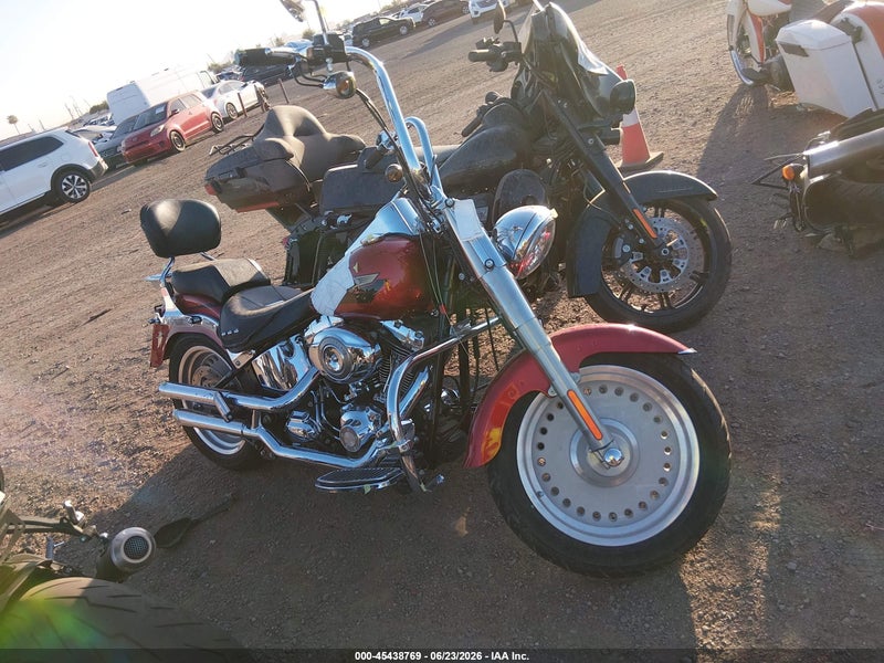 2008 Harley-davidson Flstf   Красный vin: 1HD1BX5118Y021394