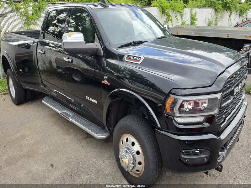 2020 Ram 3500 Laramie  4x4 8' Box Black vin: 3C63RRJL2LG179570