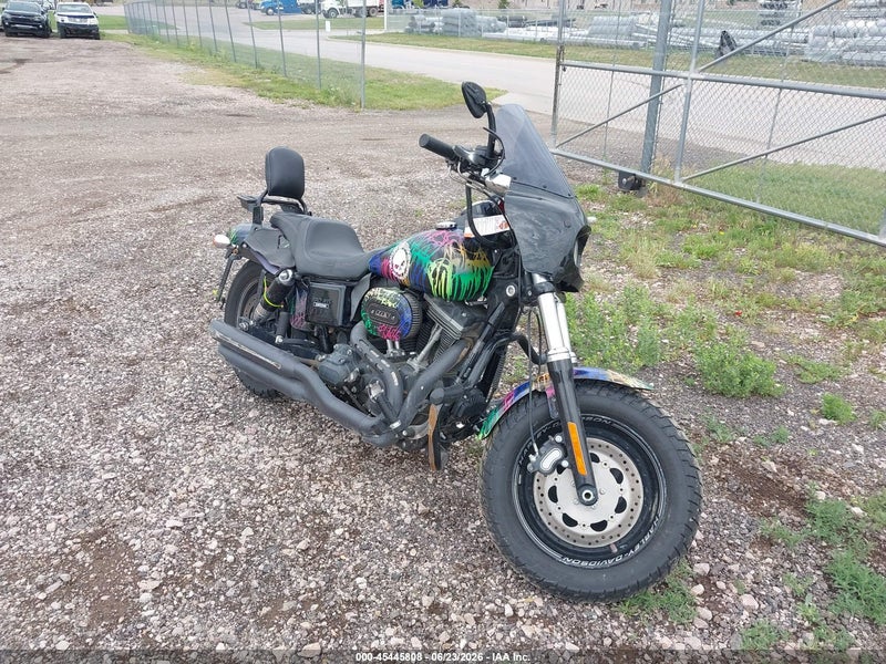 2017 Harley-davidson Fxdf Dyna Fat Bob Black vin: 1HD1GYM10HC311518