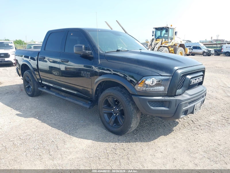 2022 Ram 1500 Classic Warlock  4x4 5'7 Box Black vin: 1C6RR7LG1NS176279