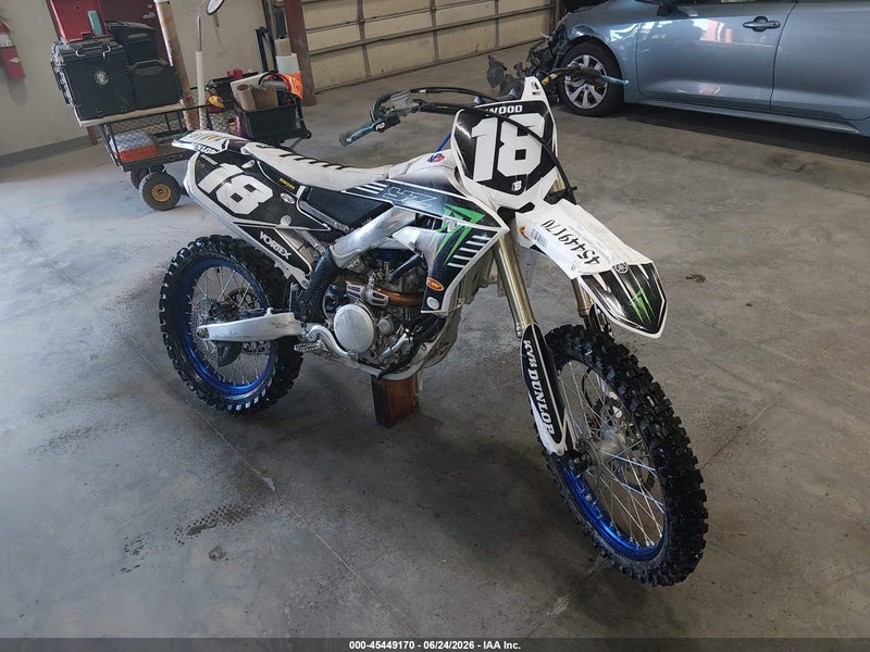 2022 Yamaha Yz250 F White vin: JYACG40C2NA025800