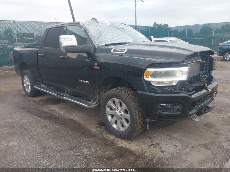 2023 Ram 3500 Laramie  4x4 6'4 Box Black vin: 3C63R3EL3PG643320