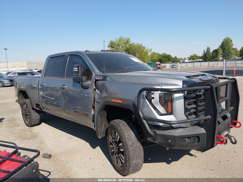 2024 Gmc Sierra 3500hd 4wd  Standard Bed At4 Gray vin: 1GT49VEY9RF271359