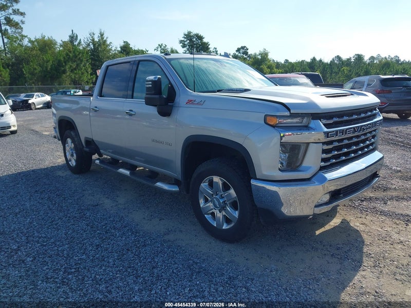 2020 Chevrolet Silverado 2500hd 4wd  Standard Bed Ltz Silver vin: 1GC4YPEY1LF136737