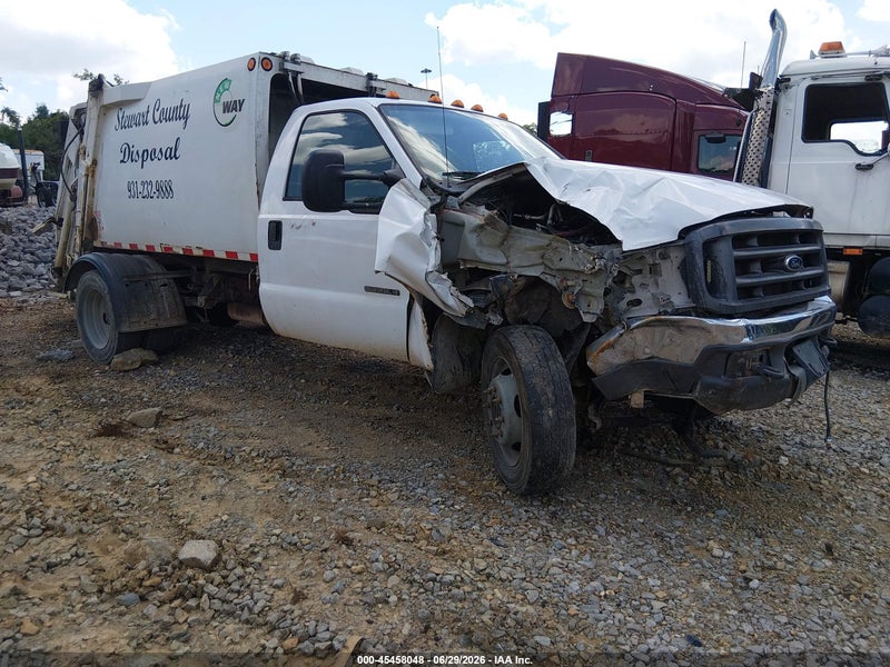 2000 Ford F-550 Lariat/xl/xlt White vin: 1FDAF57F0YEE19454