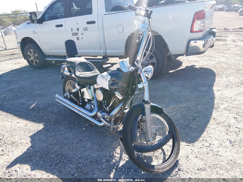 1998 Harley-davidson Fxst Custom Black vin: 1HD1BKL19WY057336
