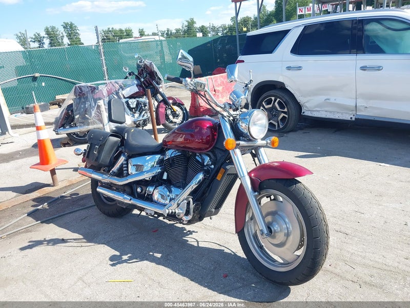 2007 Honda Vt1100 C2 Red vin: 1HFSC43077A701907