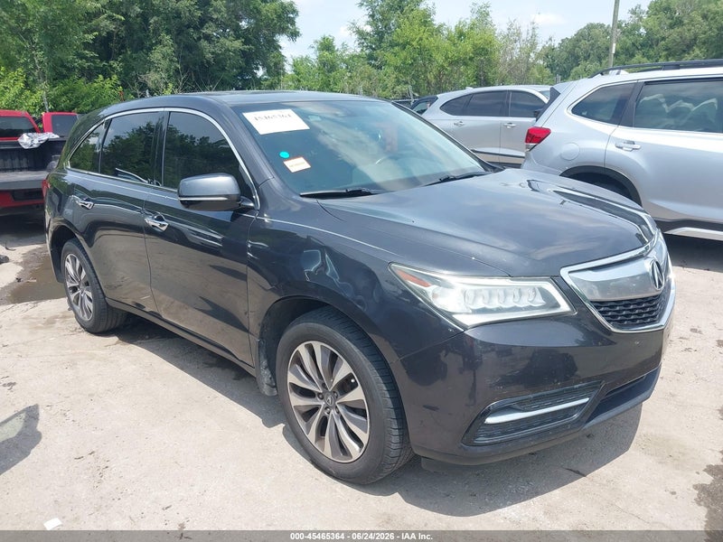 2014 Acura Mdx Technology Package Gray vin: 5FRYD4H45EB011962