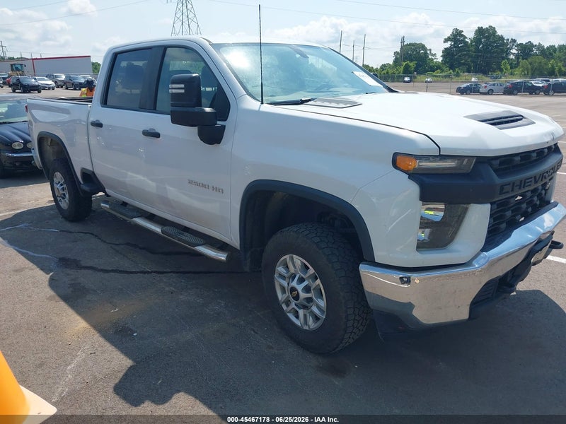 2021 Chevrolet Silverado 2500hd 2wd  Standard Bed Wt Белый vin: 1GC4WLE75MF131466