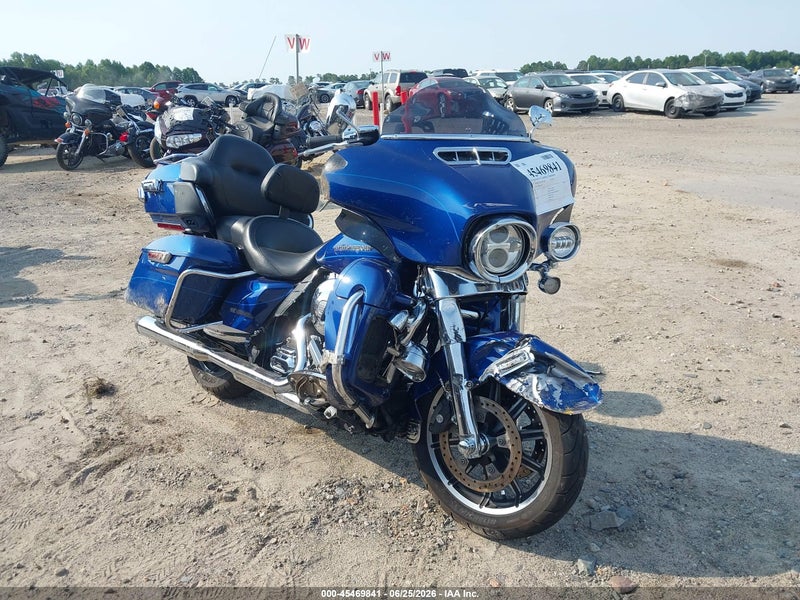 2015 Harley-davidson Flhtk Ultra Limited Blue vin: 1HD1KEL18FB612782