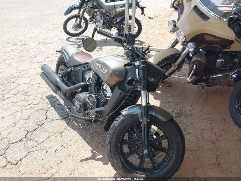 2022 Indian Motorcycle Co. Scout Bobber Abs Gray vin: 56KMTA003N3189256
