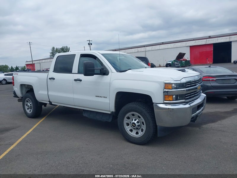 2017 Chevrolet Silverado 3500hd Work Truck White vin: 1GC4KYCY5HF221405