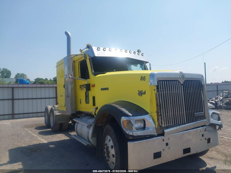 2000 International 9900 9900i Yellow vin: 2HSCHAMR6YC085796