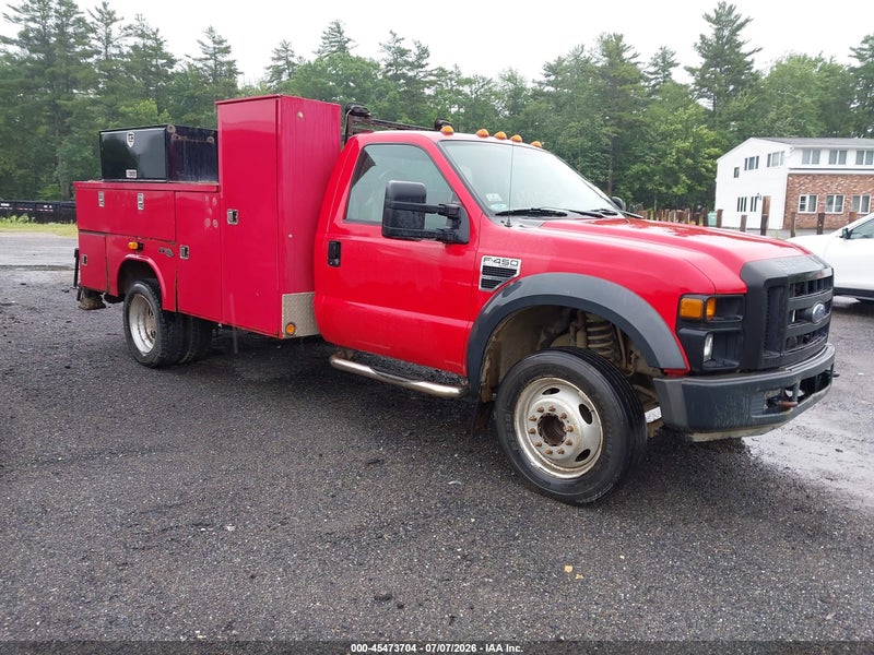2008 Ford Super Duty F-450 Drw Xl/xlt Red vin: 1FDXF46Y68EA62451