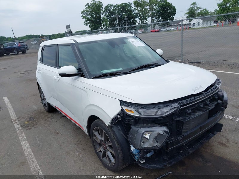 2022 Kia Soul Gt-line White vin: KNDJ63AU2N7169487