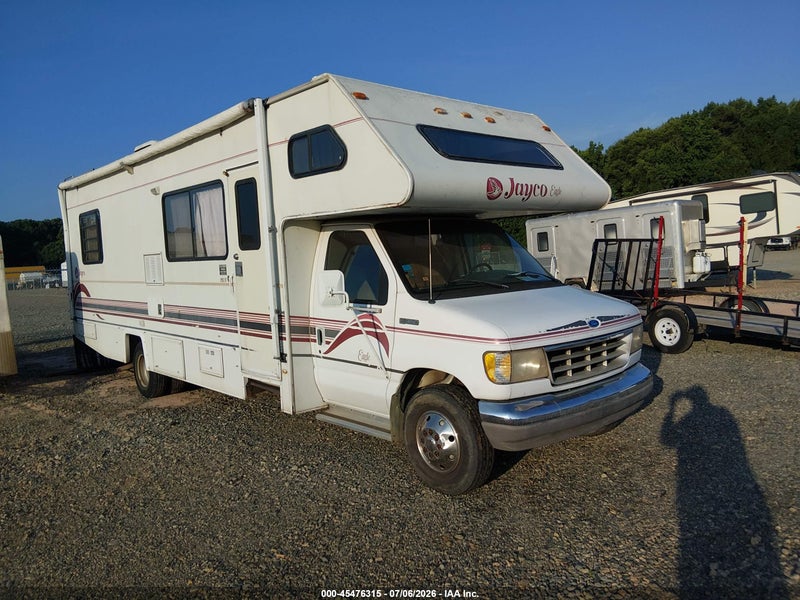 1995 Ford Econoline E350 Cutaway Van Белый vin: 1FDKE30G1SHB04019