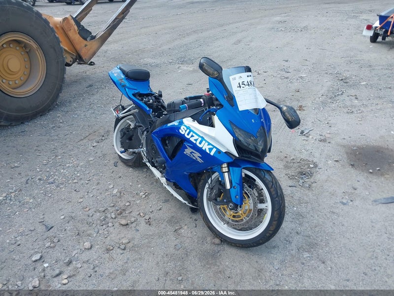 2009 Suzuki Gsx-r600   Синий vin: JS1GN7EA292102793