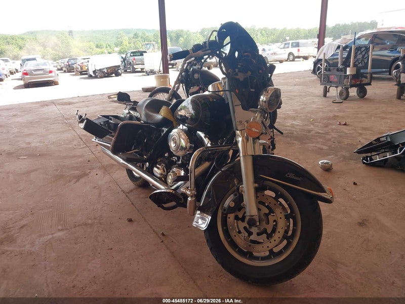 2008 Harley-davidson Flht Classic Черный vin: 1HD1FF41X8Y667209