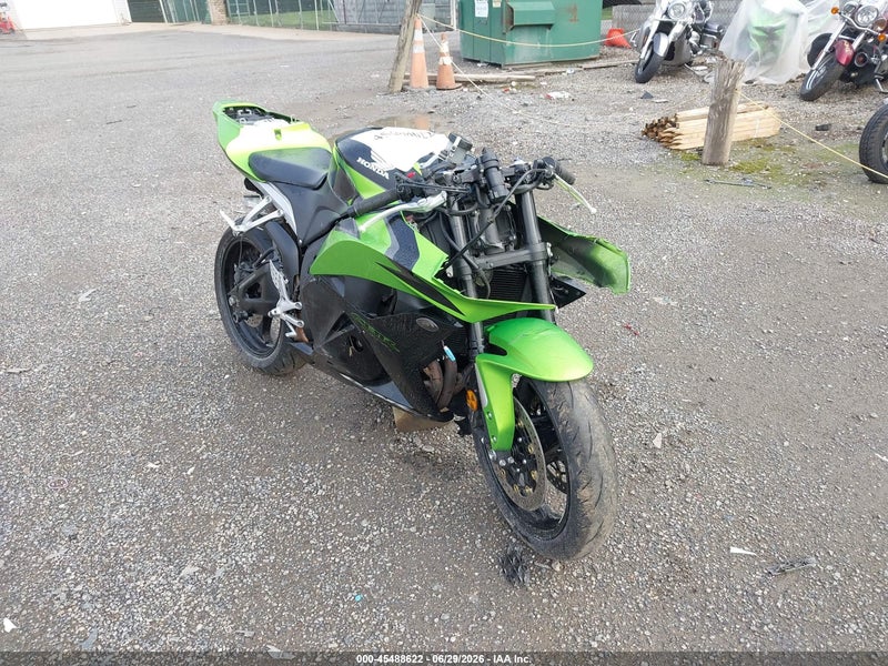 2009 Honda Cbr600 Rr Green vin: JH2PC40089K201893