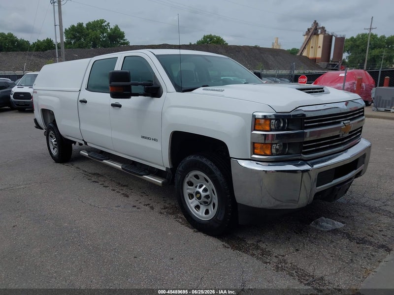 2017 Chevrolet Silverado 3500hd Work Truck White vin: 1GC4KYCY7HF220692