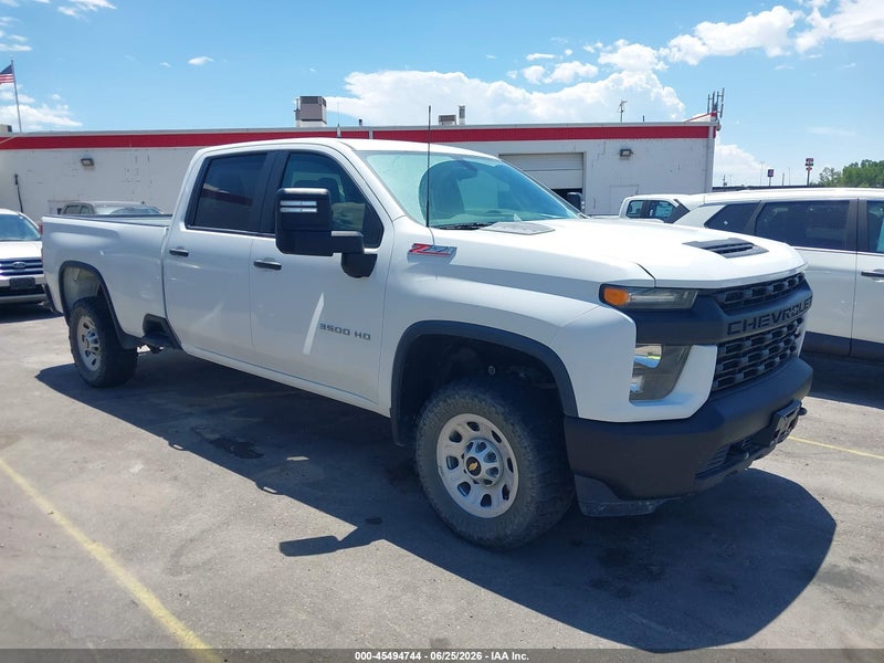 2021 Chevrolet Silverado 3500hd   White vin: 1GC4YSE75MF110895