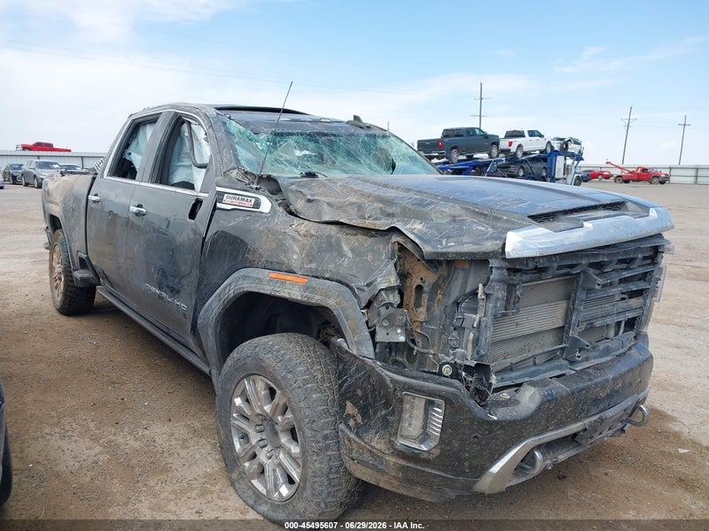 2022 Gmc Sierra 2500hd 4wd  Standard Bed Denali Gray vin: 1GT49REY3NF207934