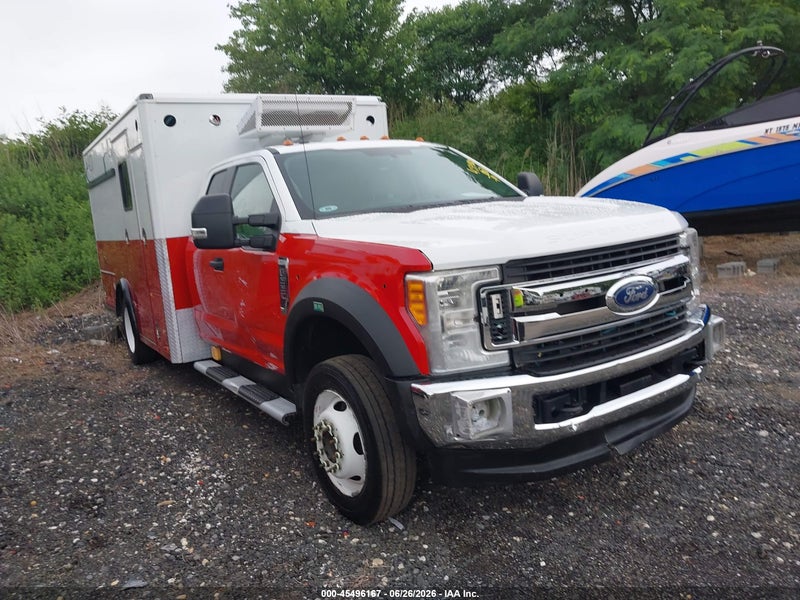2017 Ford F-550 Chassis Lariat/xl/xlt Red vin: 1FD0X5HT9HED73068