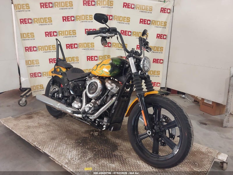 2025 Harley-davidson Fxbb   Yellow vin: 1HD1YJ913SB027908