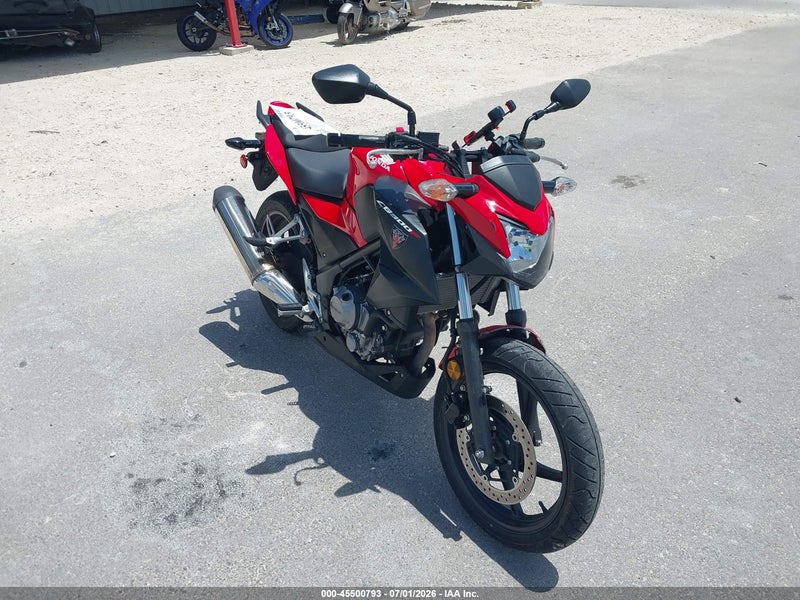 2015 Honda Cb300 F Red vin: MLHNC5214F5101082