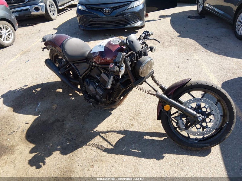 2022 Honda Cmx1100 A Maroon vin: JH2SC830XNK100409