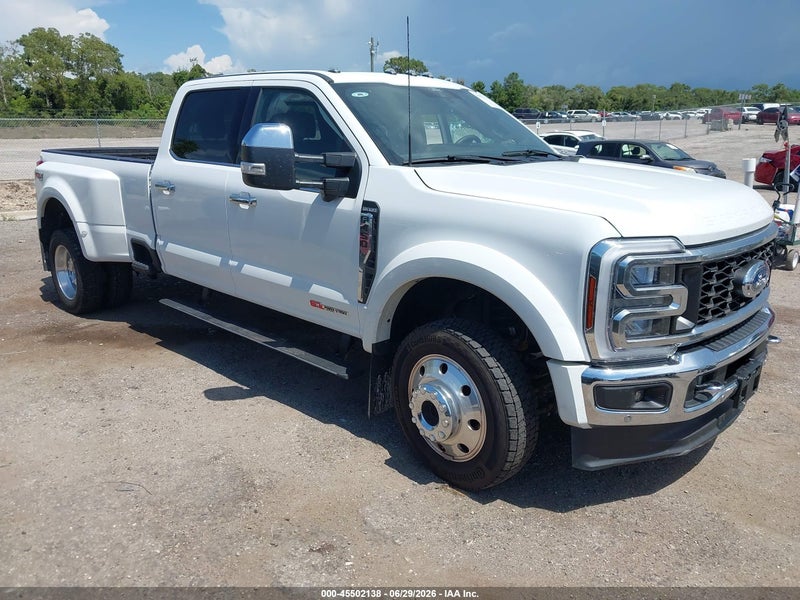 2024 Ford F-450 King Ranch/lariat/limited/platinum/xl/xlt White vin: 1FT8W4DM3REE92707