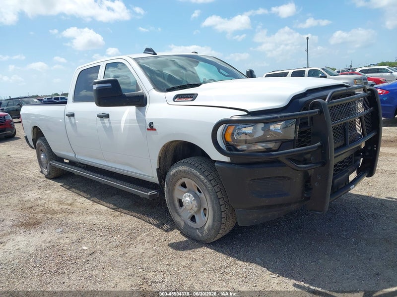 2023 Ram 3500 Tradesman  4x4 8' Box White vin: 3C63R3GL2PG546008