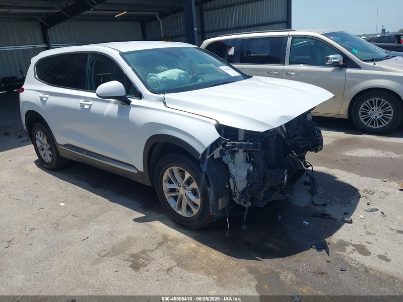 2019 Hyundai Santa Fe Sel White vin: 5NMS3CADXKH074953