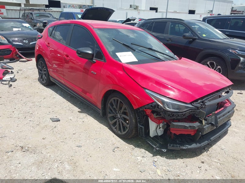 2026 Subaru Impreza Rs Red vin: JF1GUHHC6T8218424