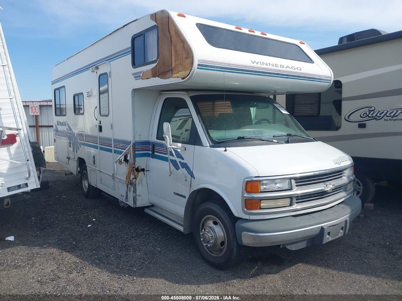 1998 Chevrolet Cutaway Rv White vin: 1GBJG31J7W1028295