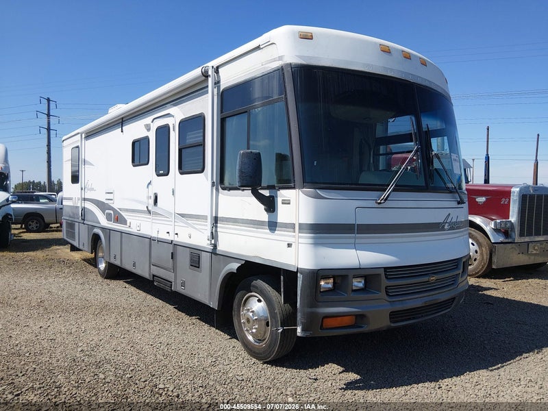 2000 Ford F550 Super Duty Stripped Chass White vin: 1FCNF53S6Y0A00837