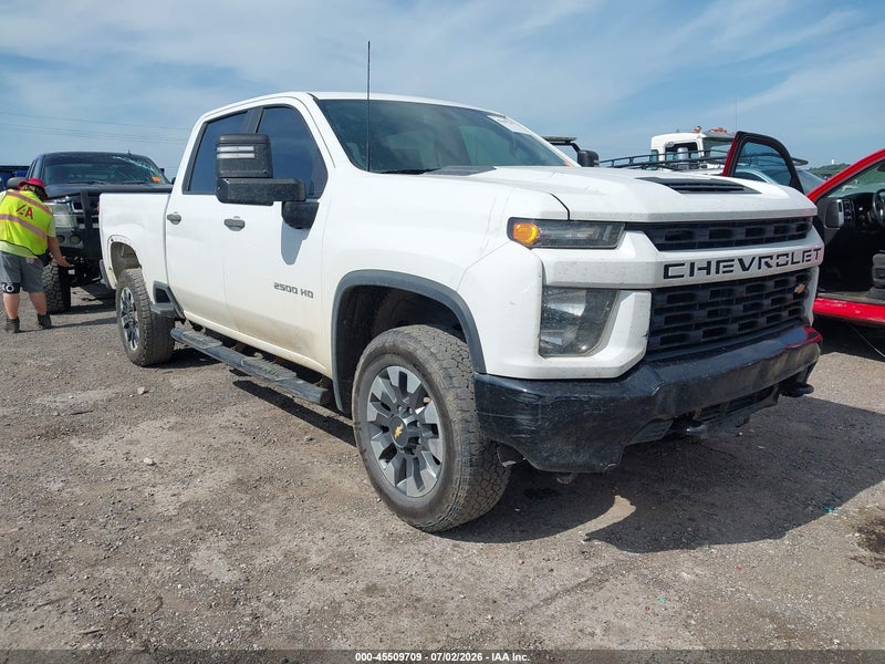 2020 Chevrolet Silverado 2500hd 2wd  Standard Bed Custom Белый vin: 1GC4WME71LF128052