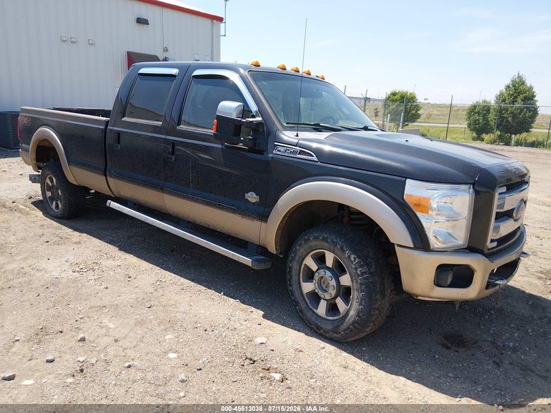 2011 Ford Super Duty F-350 Srw King Ranch/lariat/xl/xlt Black vin: 1FT8W3BT4BEC52186