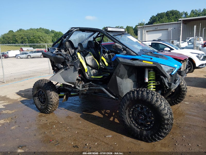 2024 Polaris Rzr Turbo R Premium Ride Command Blue vin: 3NSGAC922RG067658