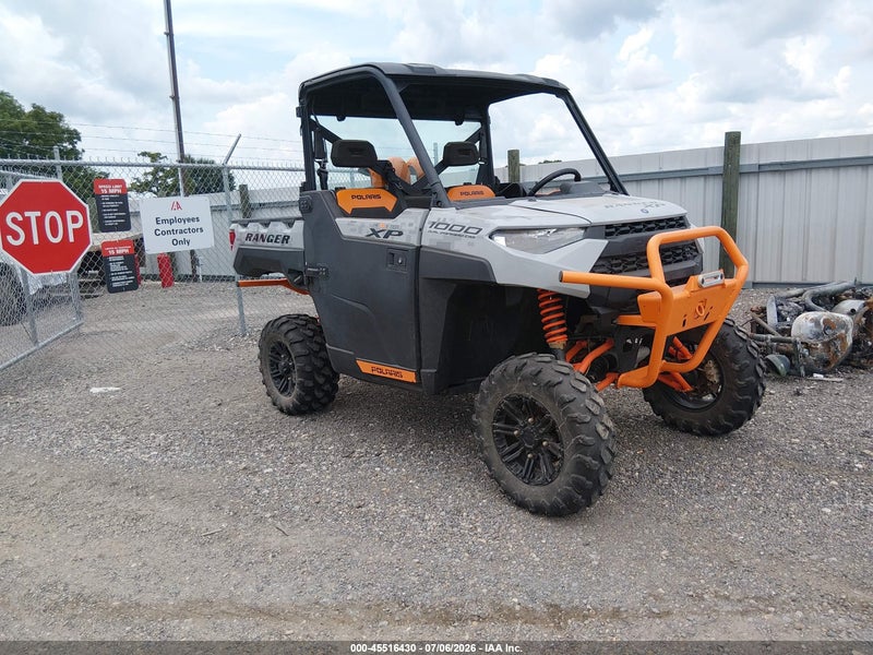 2021 Polaris Ranger Xp 1000 High Lifter Edition Gray vin: 4XARRM99XM8067709