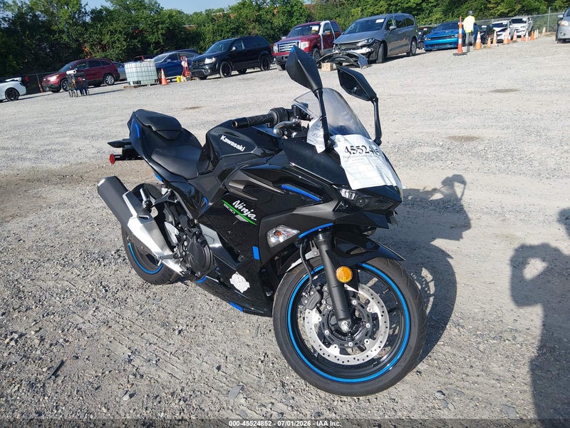 2024 Kawasaki Ex500 H Black vin: ML5EXGH15RDA12283