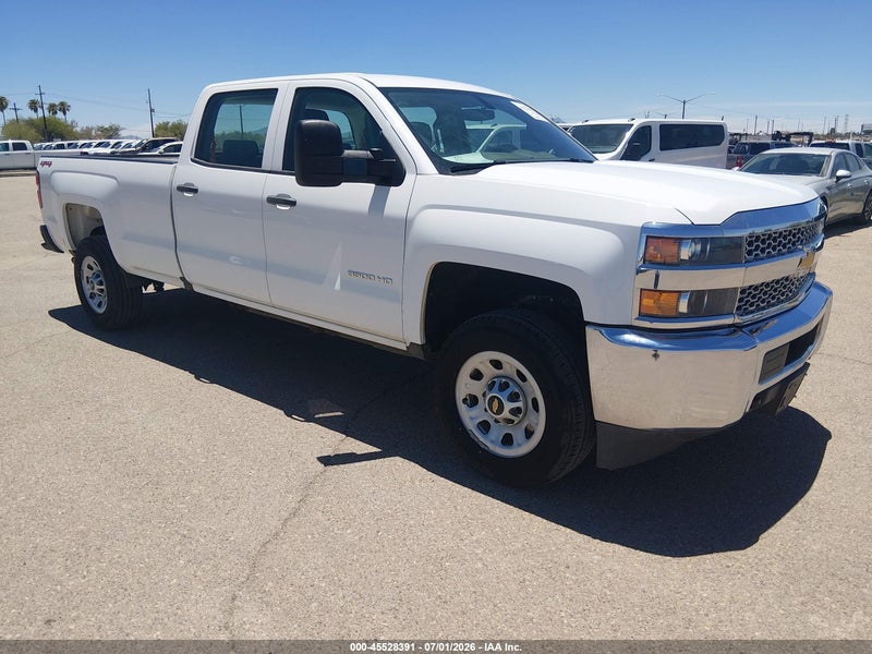 2019 Chevrolet Silverado 3500hd Wt White vin: 1GC4KVCG1KF210706