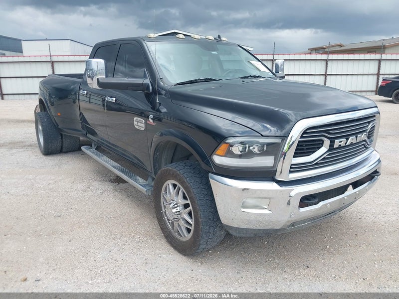 2016 Ram 3500 Longhorn Black vin: 3C63RRKL3GG263935